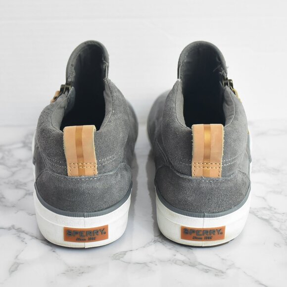 Sperry Top Sider Crest Lug Suede Chukka Sneaker Gray Size 12 - Picture 3 of 7